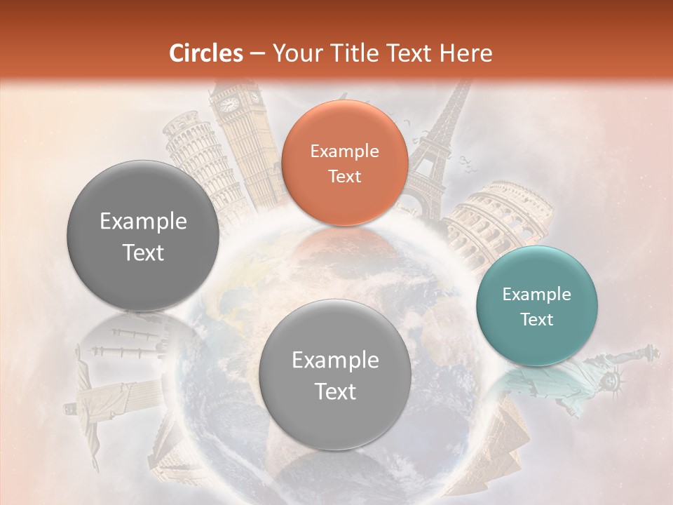 Flight Rome Europe PowerPoint Template