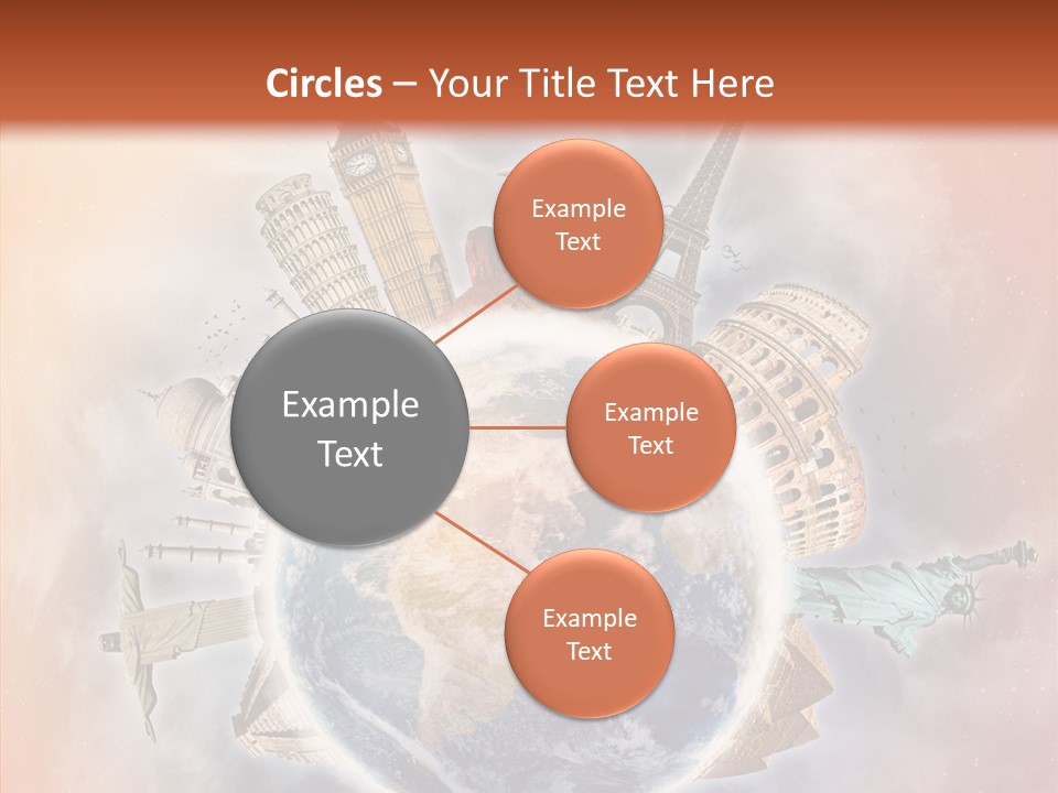 Flight Rome Europe PowerPoint Template