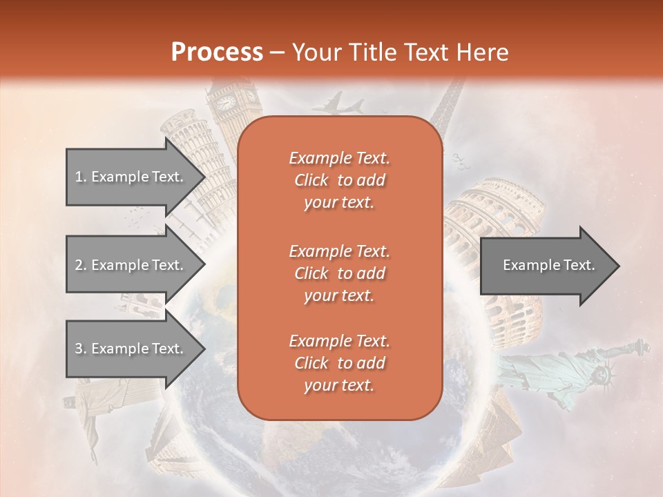 Flight Rome Europe PowerPoint Template