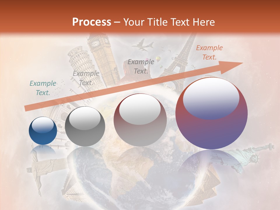 Flight Rome Europe PowerPoint Template