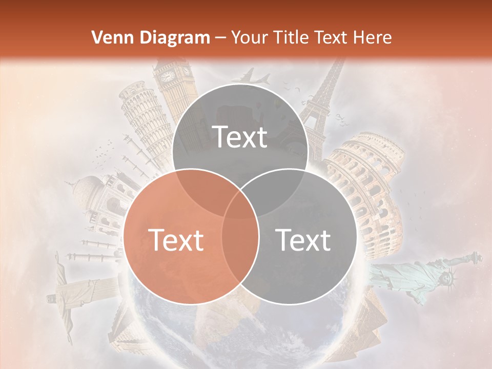 Flight Rome Europe PowerPoint Template