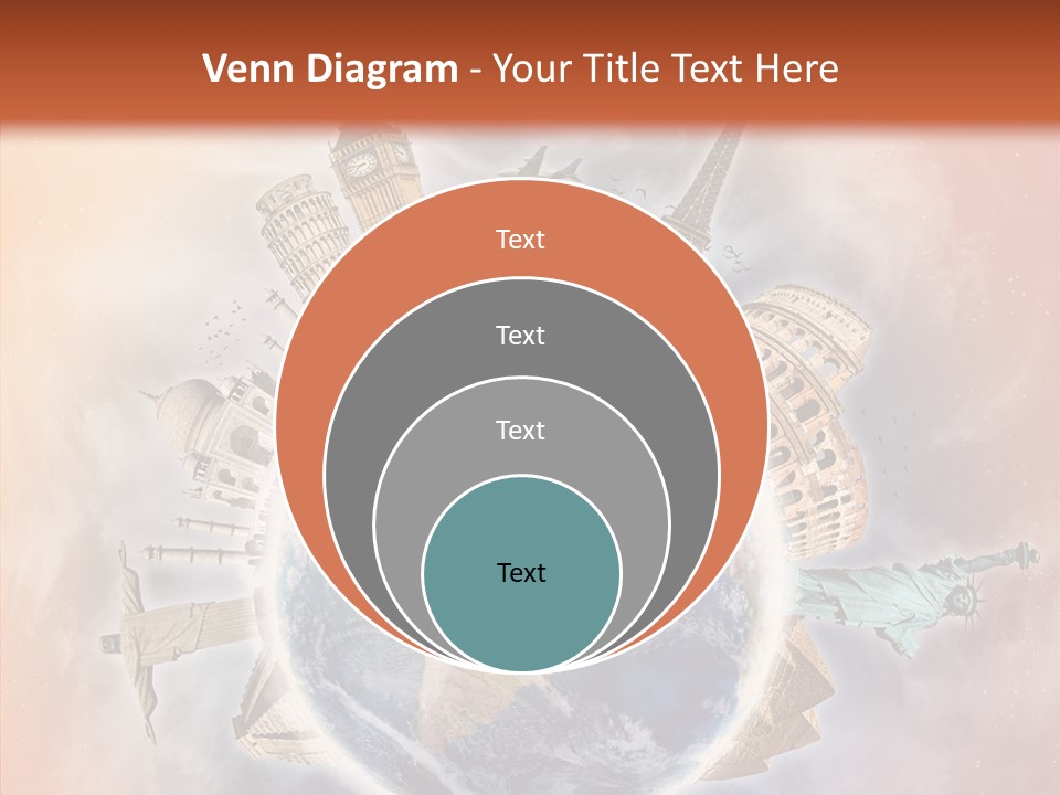 Flight Rome Europe PowerPoint Template