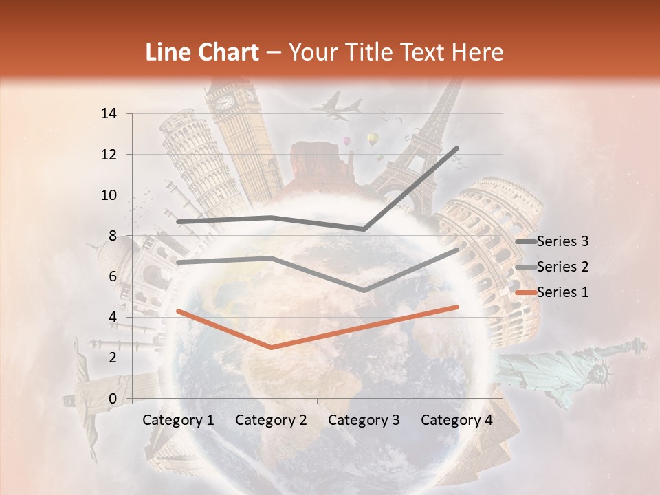 Flight Rome Europe PowerPoint Template