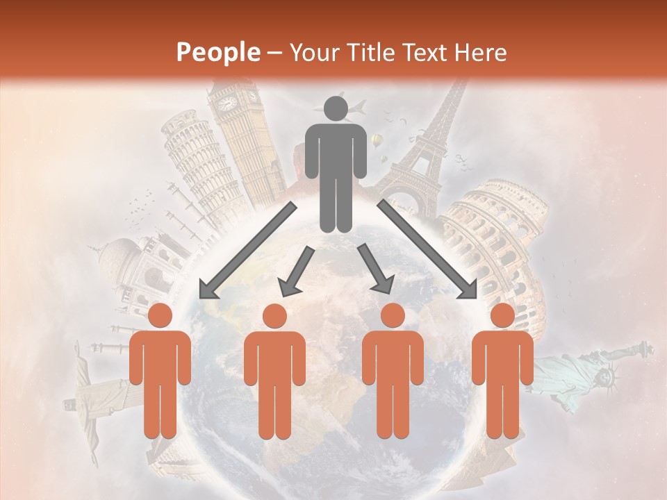 Flight Rome Europe PowerPoint Template