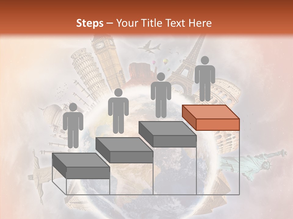 Flight Rome Europe PowerPoint Template
