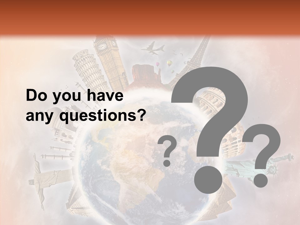 Flight Rome Europe PowerPoint Template