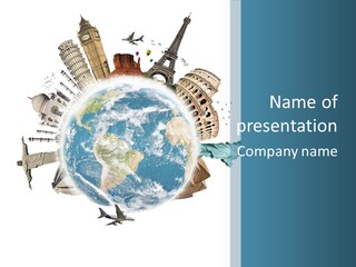 Planet Mahal Usa PowerPoint Template