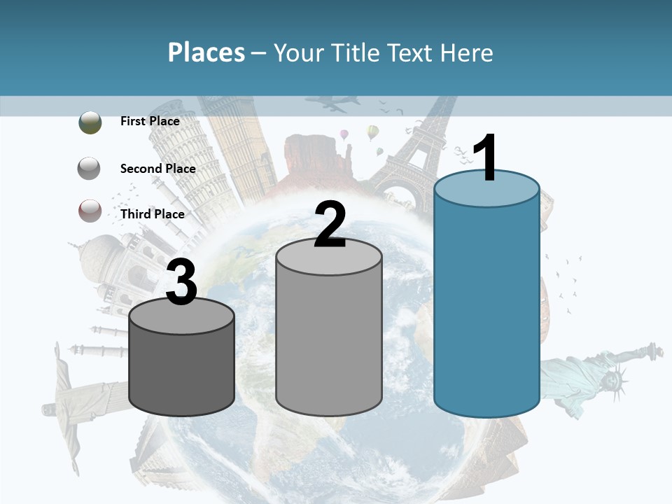 Planet Mahal Usa PowerPoint Template