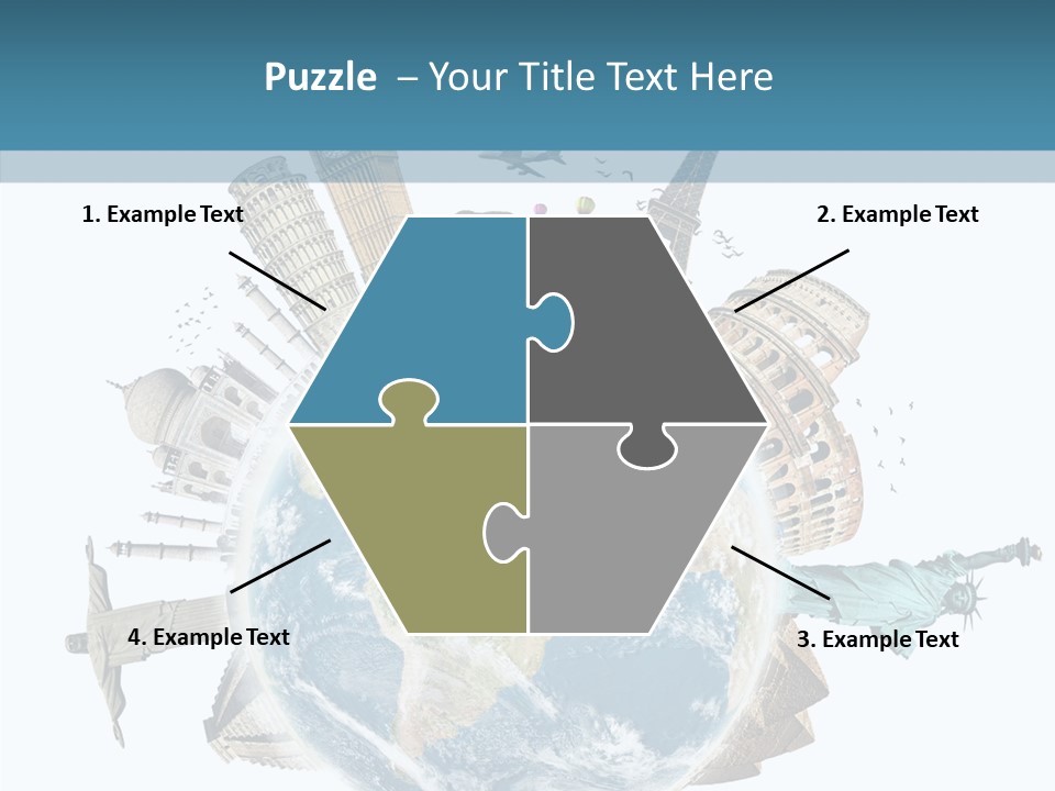 Planet Mahal Usa PowerPoint Template