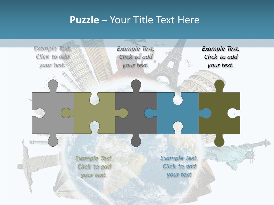 Planet Mahal Usa PowerPoint Template