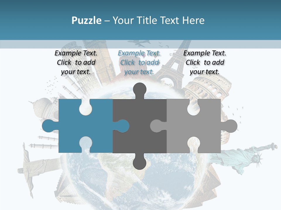 Planet Mahal Usa PowerPoint Template