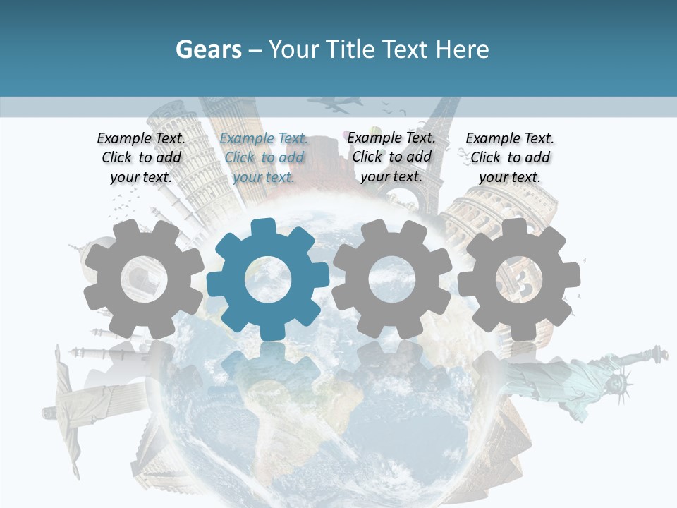 Planet Mahal Usa PowerPoint Template