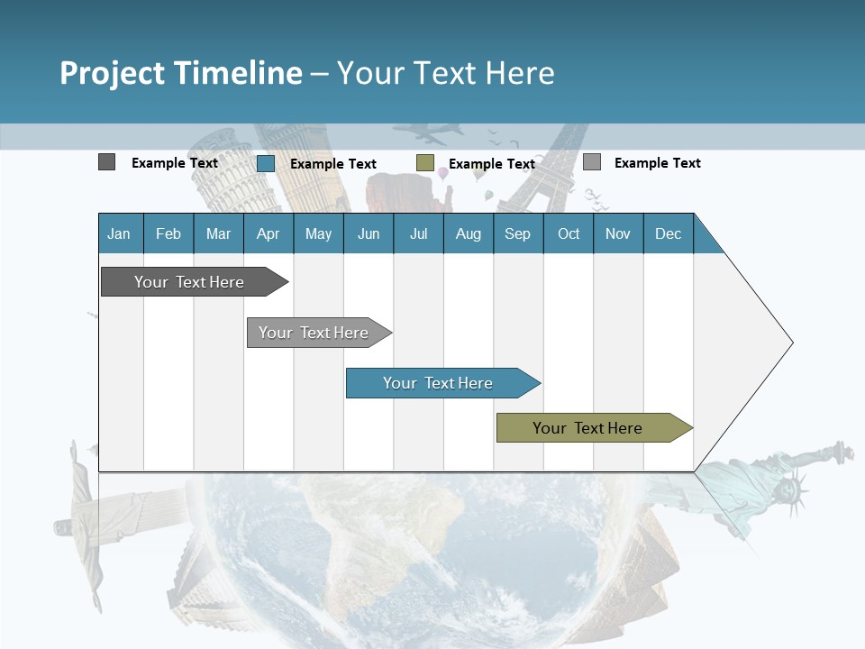 Planet Mahal Usa PowerPoint Template