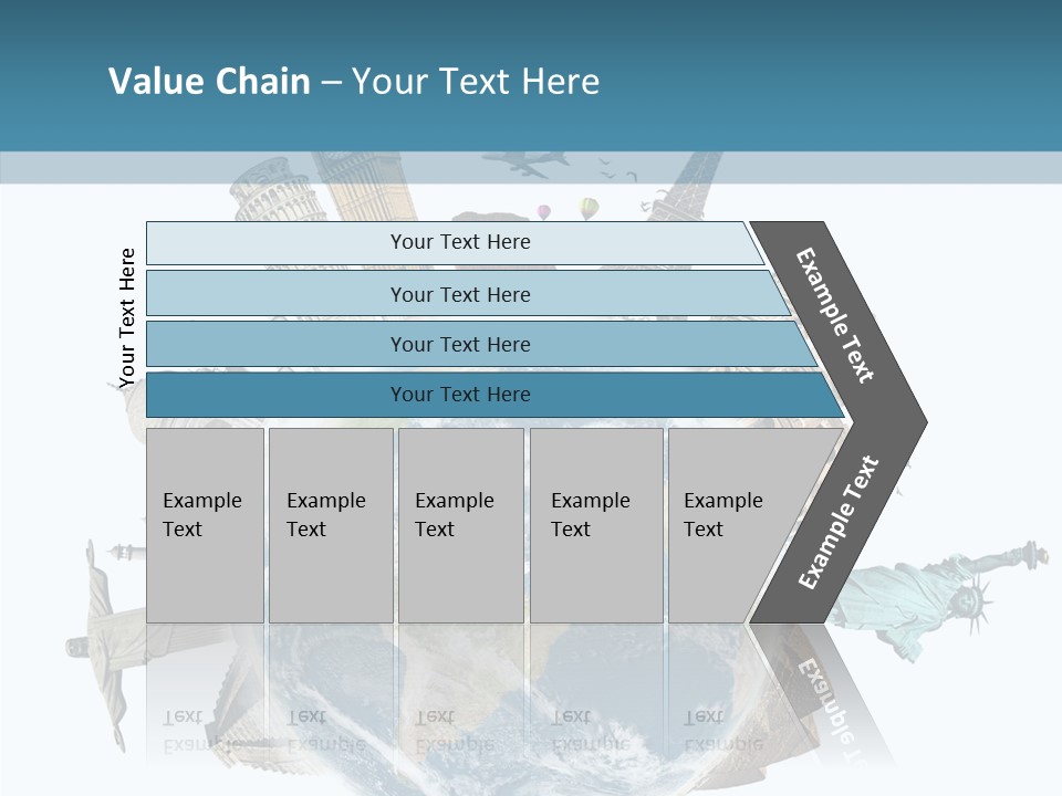 Planet Mahal Usa PowerPoint Template