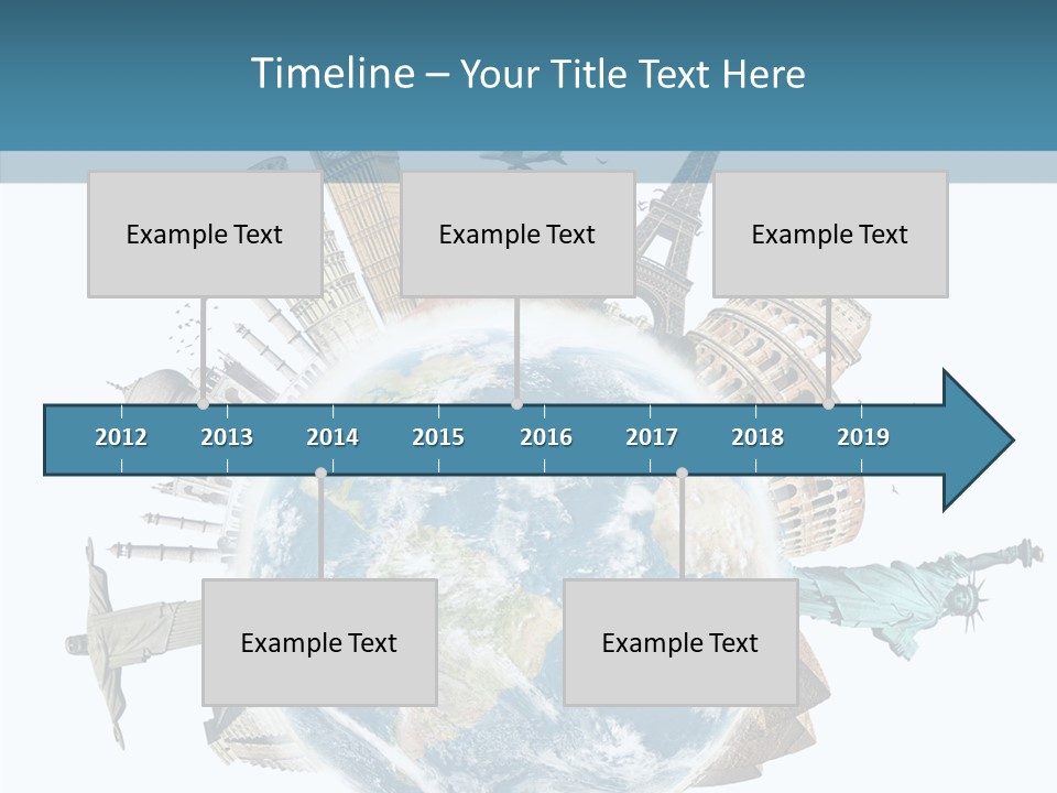 Planet Mahal Usa PowerPoint Template
