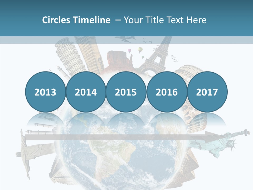 Planet Mahal Usa PowerPoint Template