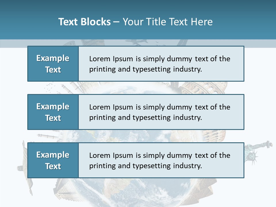 Planet Mahal Usa PowerPoint Template
