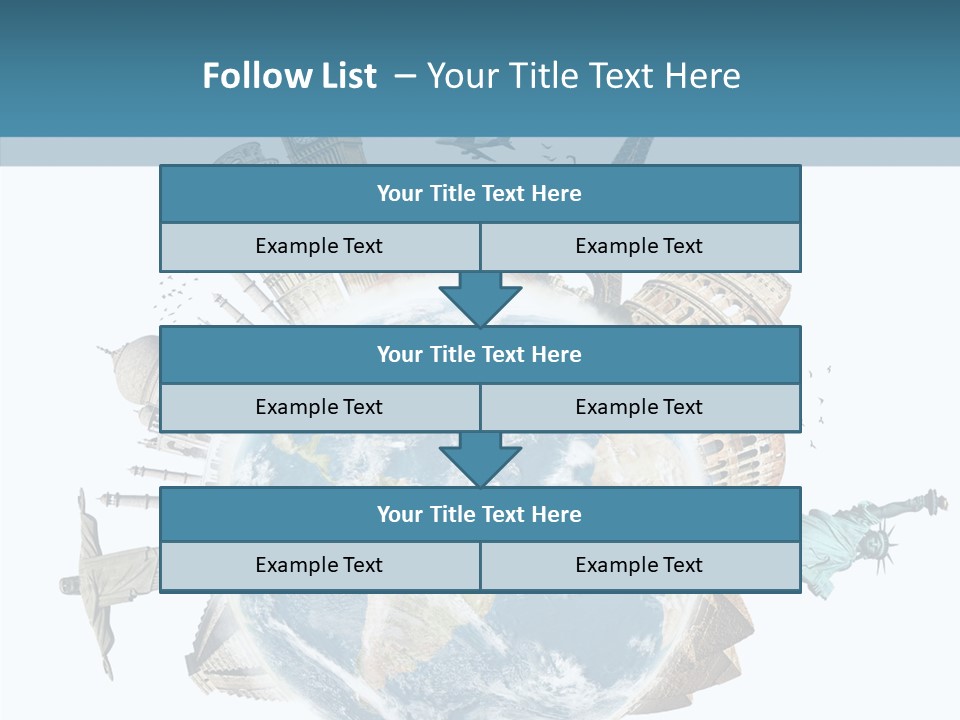 Planet Mahal Usa PowerPoint Template