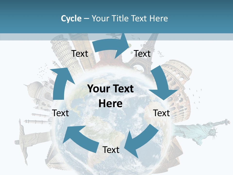 Planet Mahal Usa PowerPoint Template