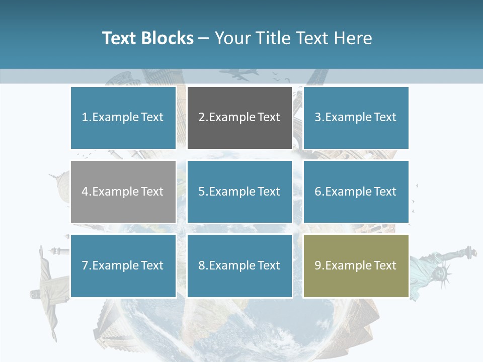 Planet Mahal Usa PowerPoint Template