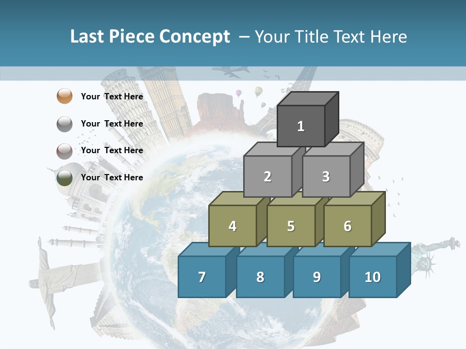 Planet Mahal Usa PowerPoint Template