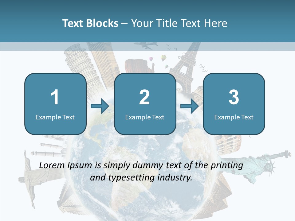 Planet Mahal Usa PowerPoint Template
