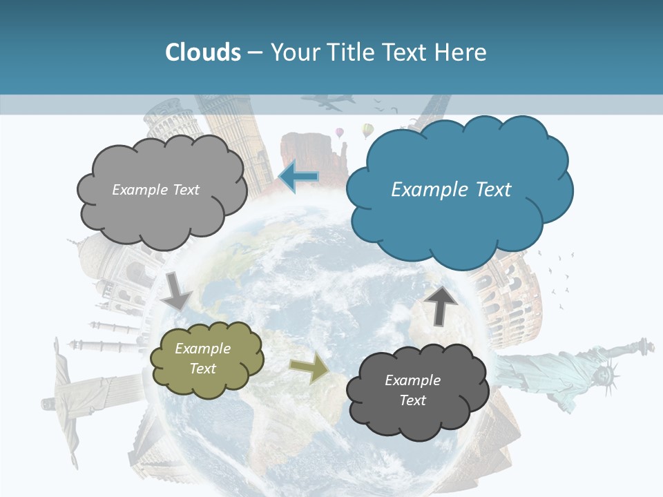 Planet Mahal Usa PowerPoint Template