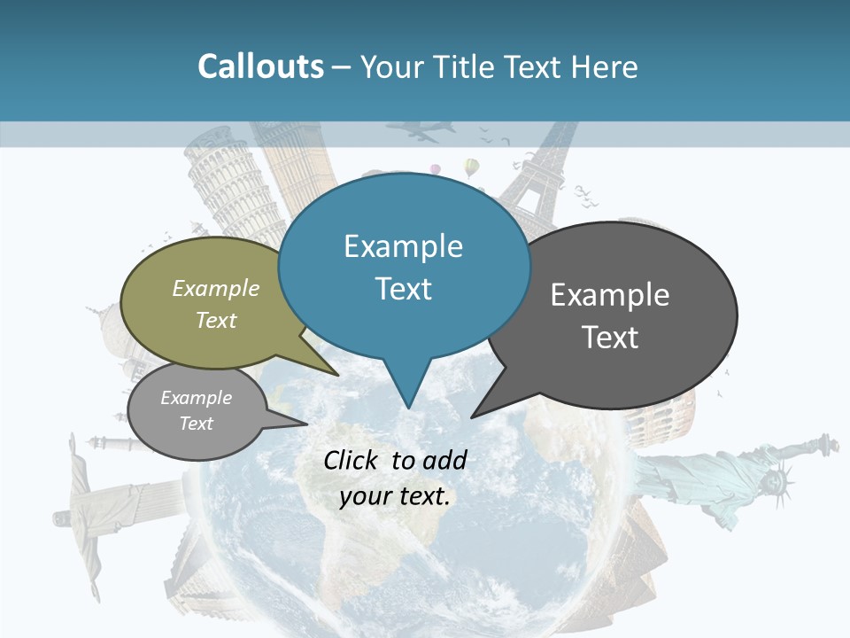 Planet Mahal Usa PowerPoint Template