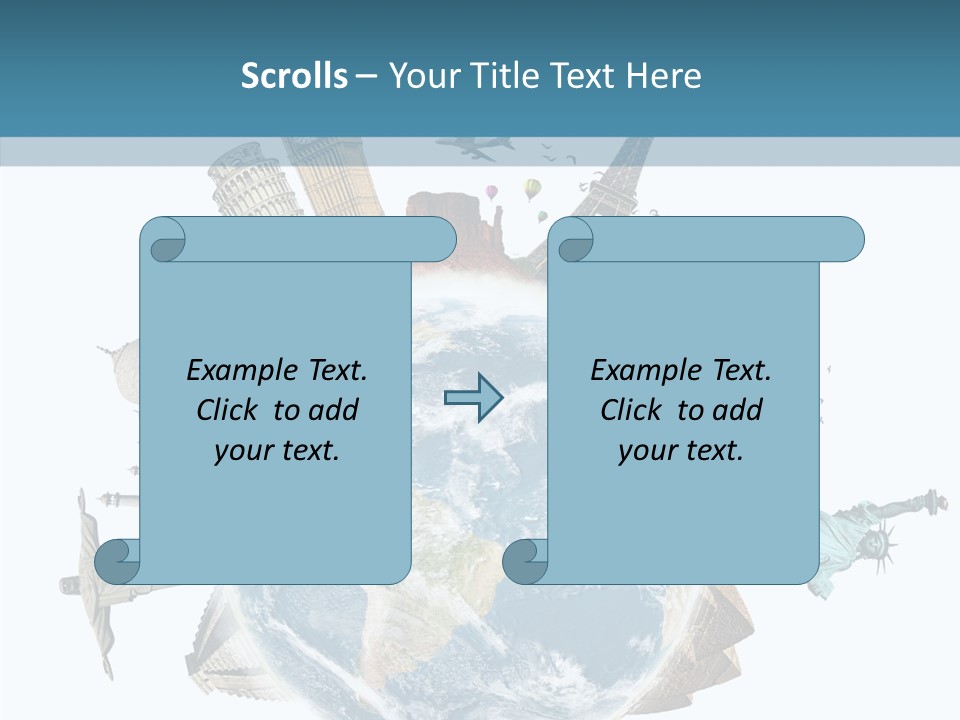 Planet Mahal Usa PowerPoint Template