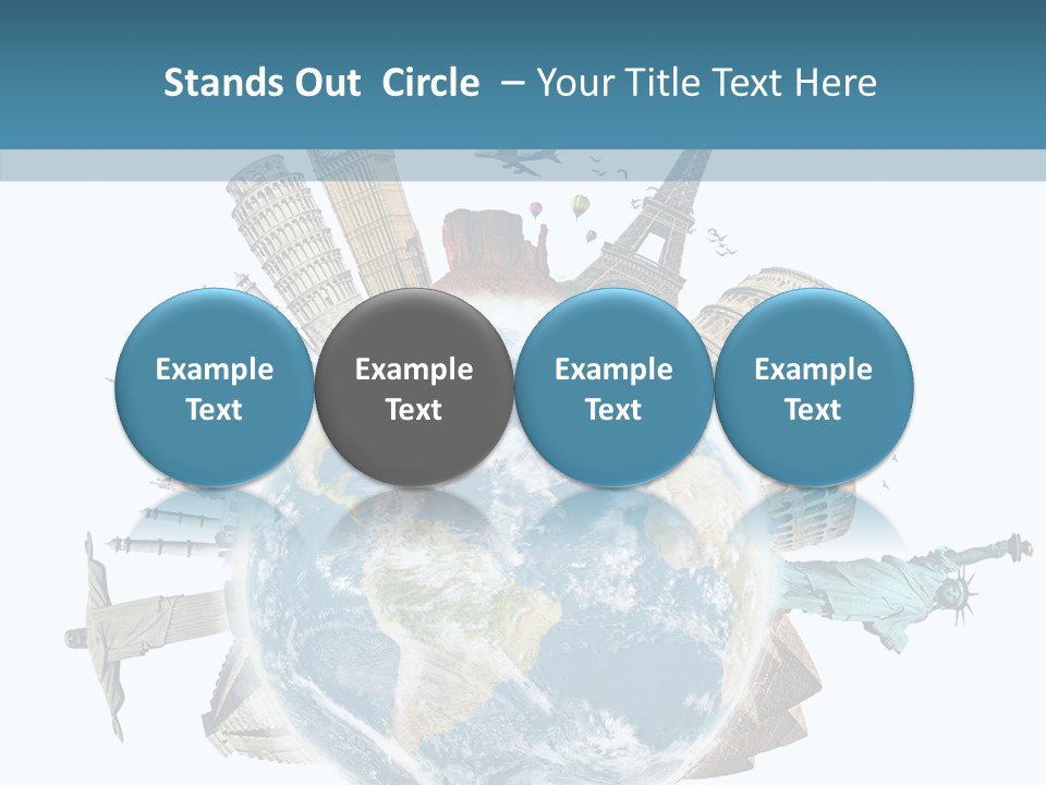 Planet Mahal Usa PowerPoint Template