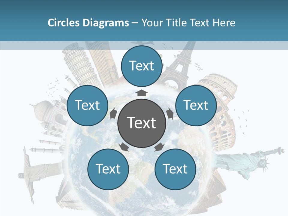 Planet Mahal Usa PowerPoint Template