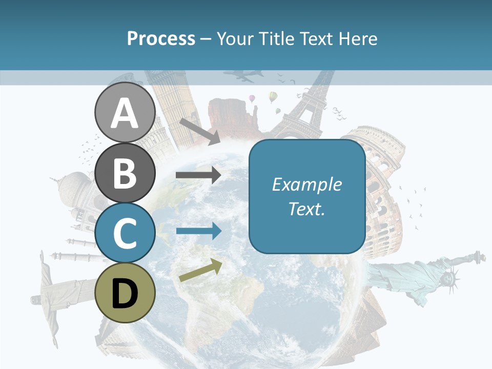 Planet Mahal Usa PowerPoint Template