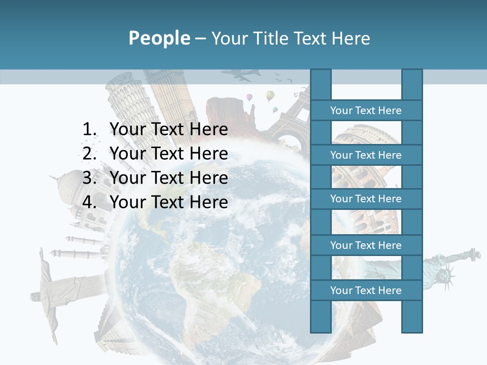 Planet Mahal Usa PowerPoint Template