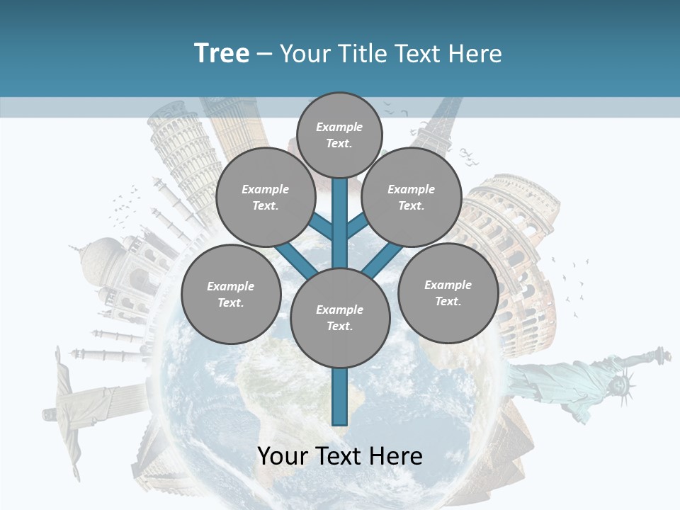 Planet Mahal Usa PowerPoint Template