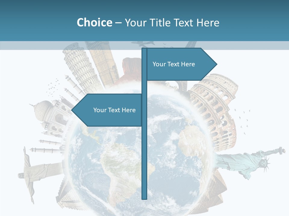 Planet Mahal Usa PowerPoint Template