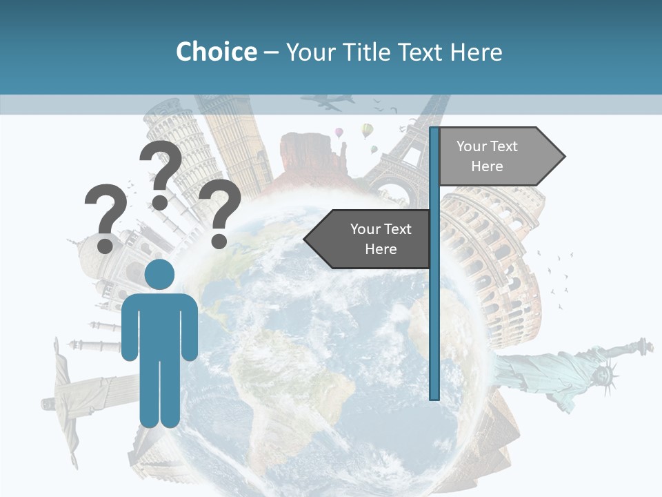 Planet Mahal Usa PowerPoint Template