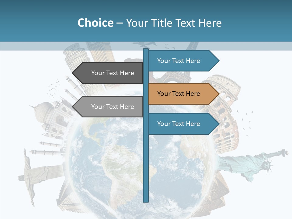 Planet Mahal Usa PowerPoint Template