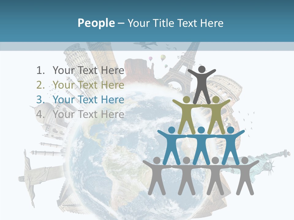 Planet Mahal Usa PowerPoint Template