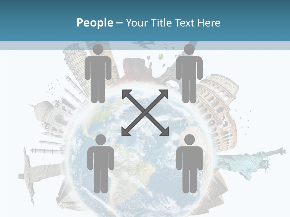 Planet Mahal Usa PowerPoint Template