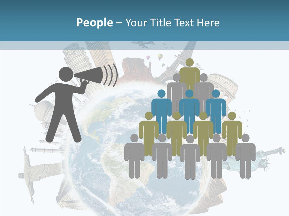 Planet Mahal Usa PowerPoint Template