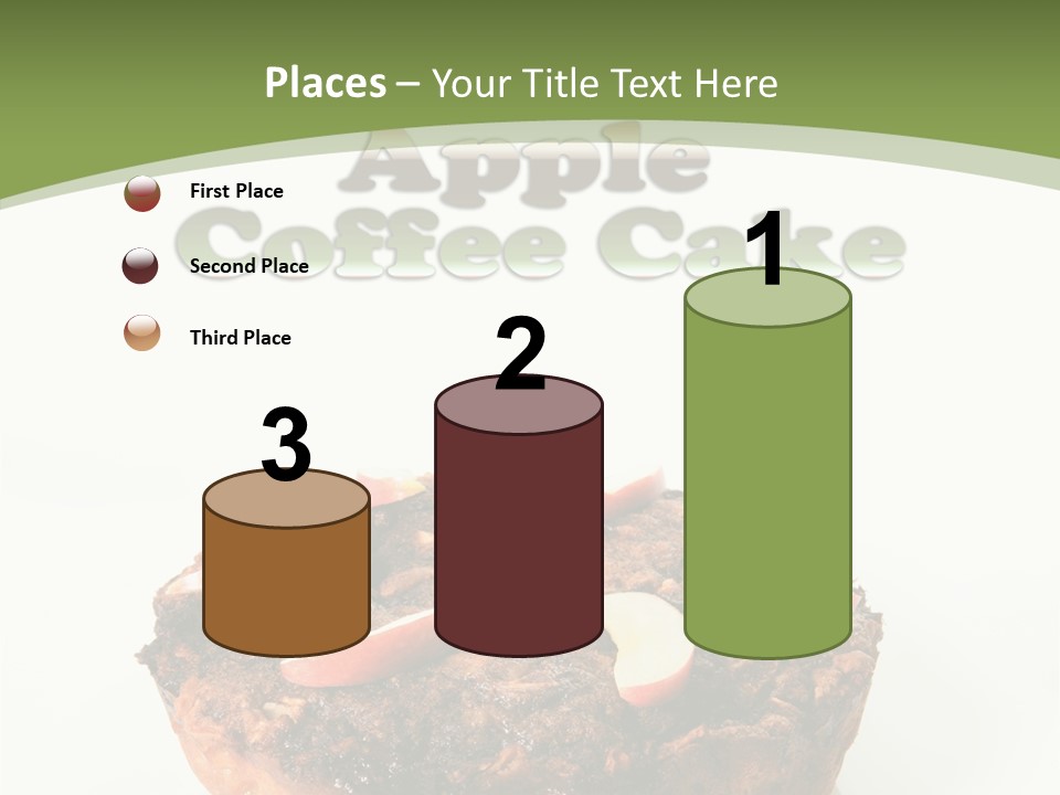 Sweet White Dessert PowerPoint Template