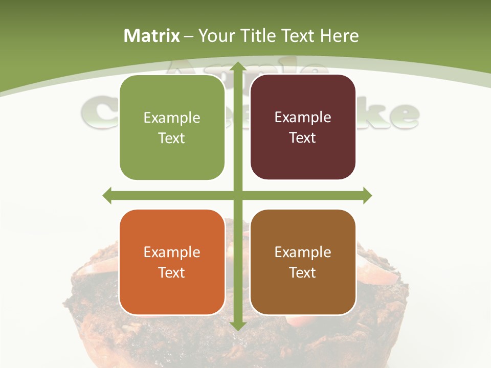 Sweet White Dessert PowerPoint Template