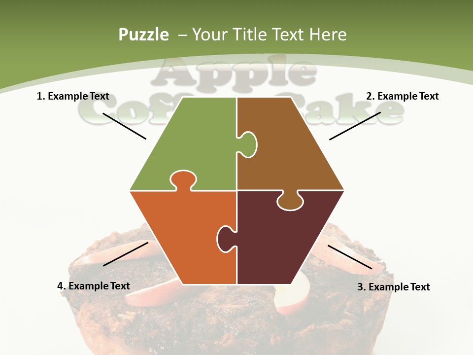 Sweet White Dessert PowerPoint Template