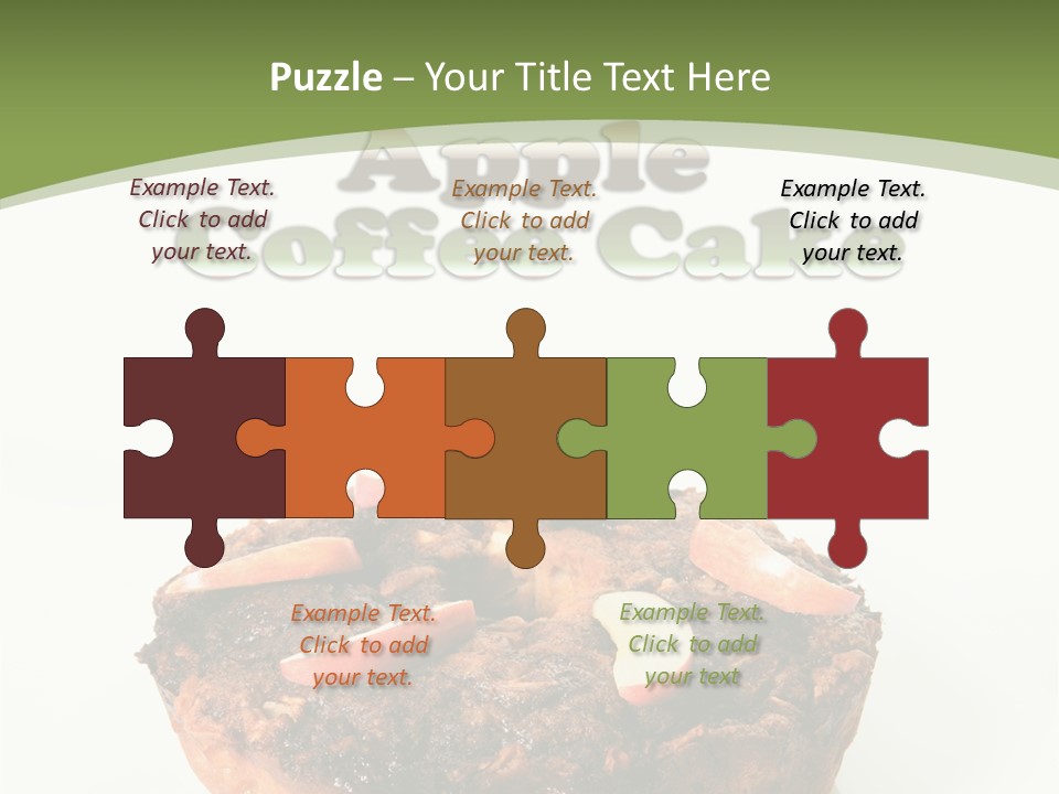 Sweet White Dessert PowerPoint Template