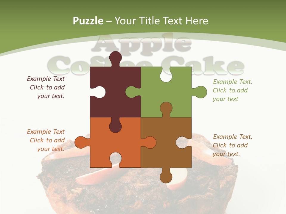 Sweet White Dessert PowerPoint Template