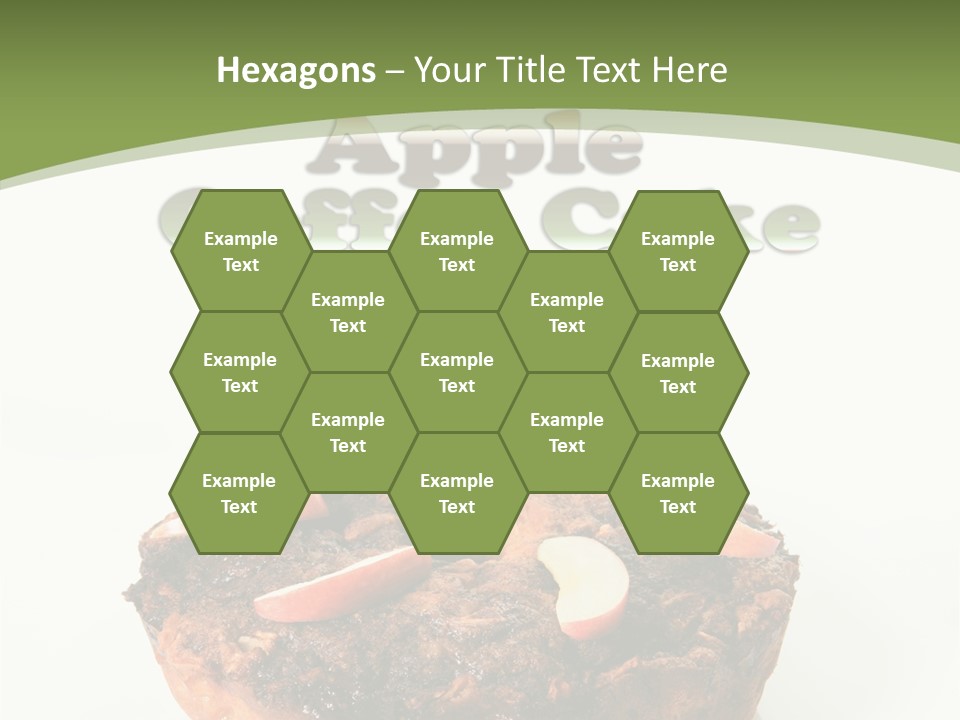 Sweet White Dessert PowerPoint Template