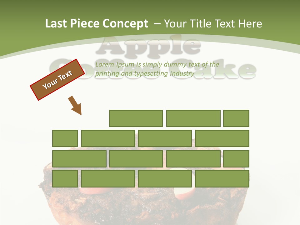 Sweet White Dessert PowerPoint Template