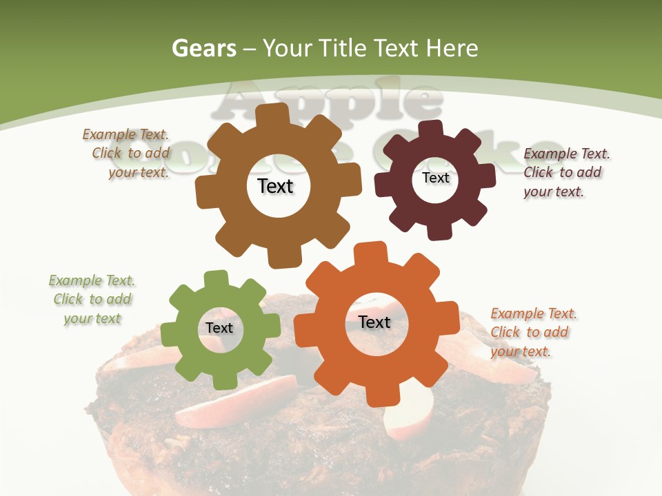 Sweet White Dessert PowerPoint Template