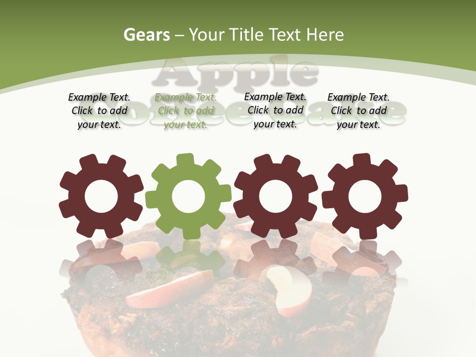 Sweet White Dessert PowerPoint Template