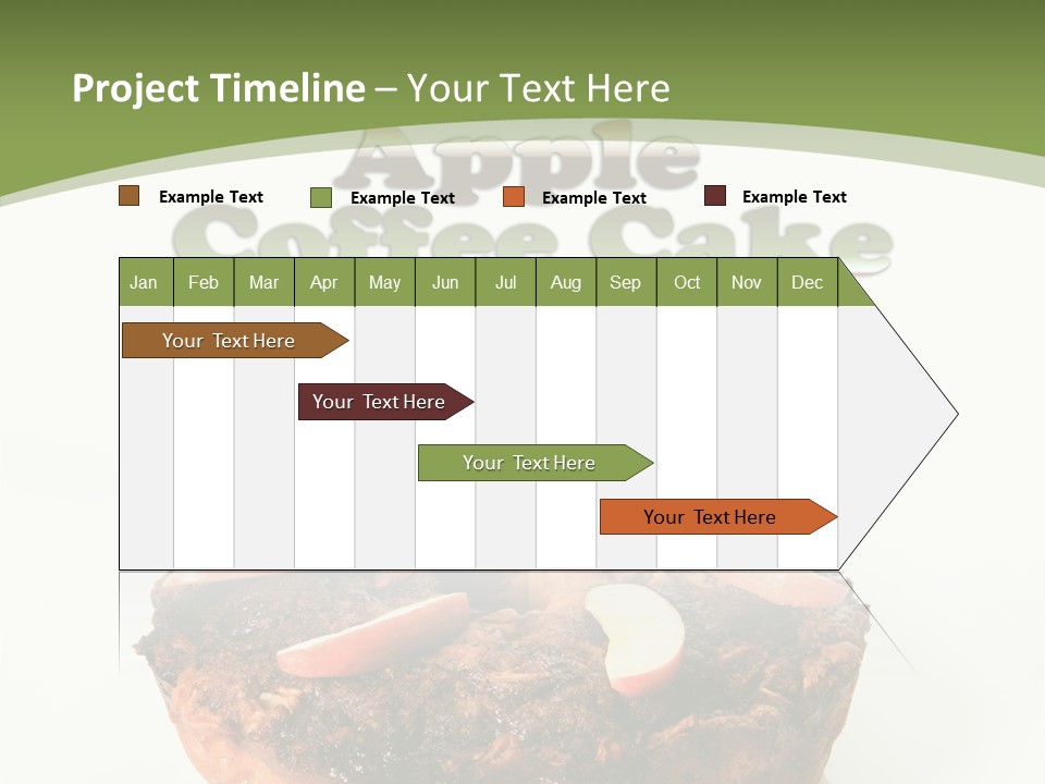 Sweet White Dessert PowerPoint Template